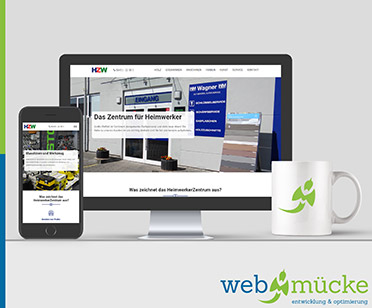 Neue Website Heimwerker Zentrum Wagner